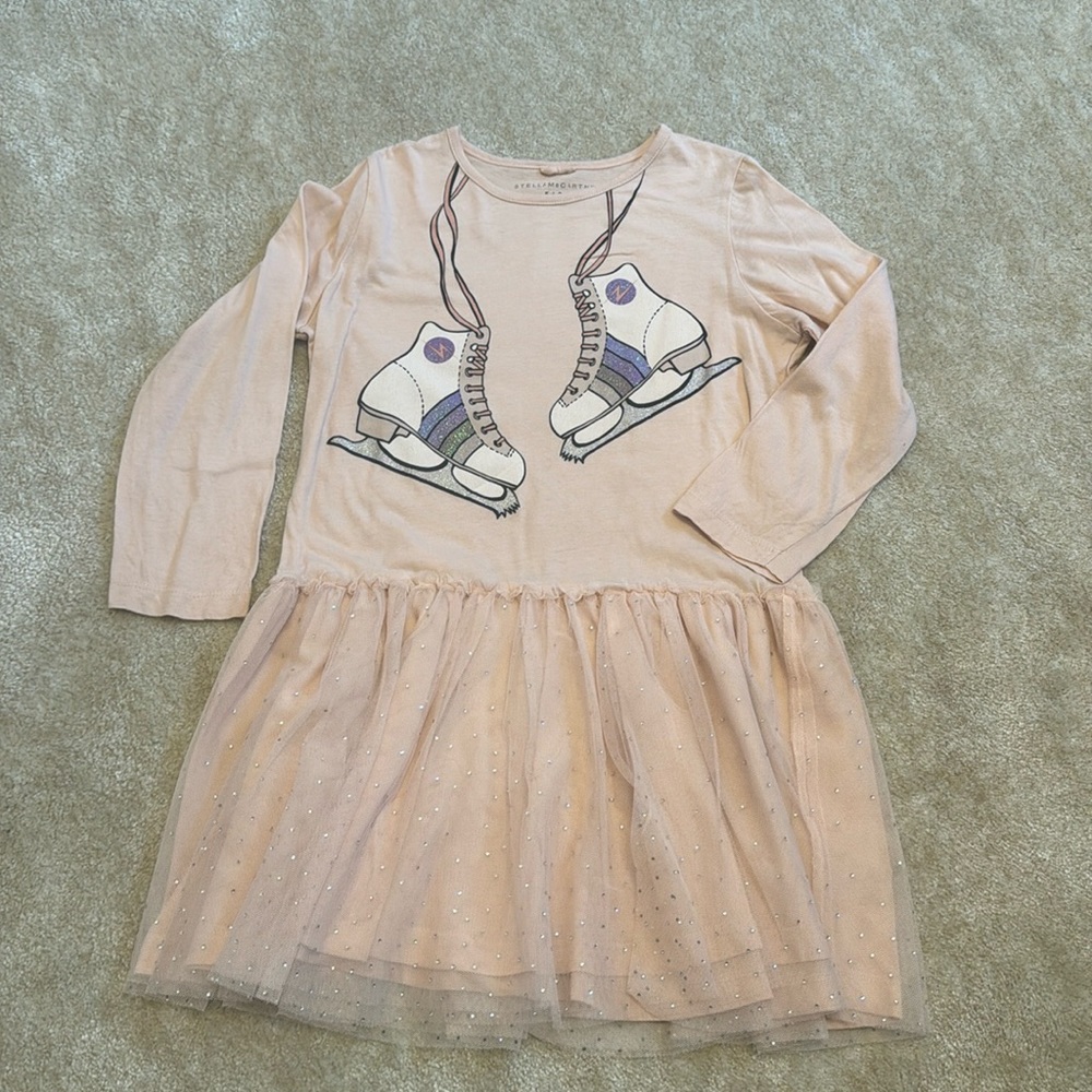 Stella McCartney Girls Pink Tulle dress- size 6
